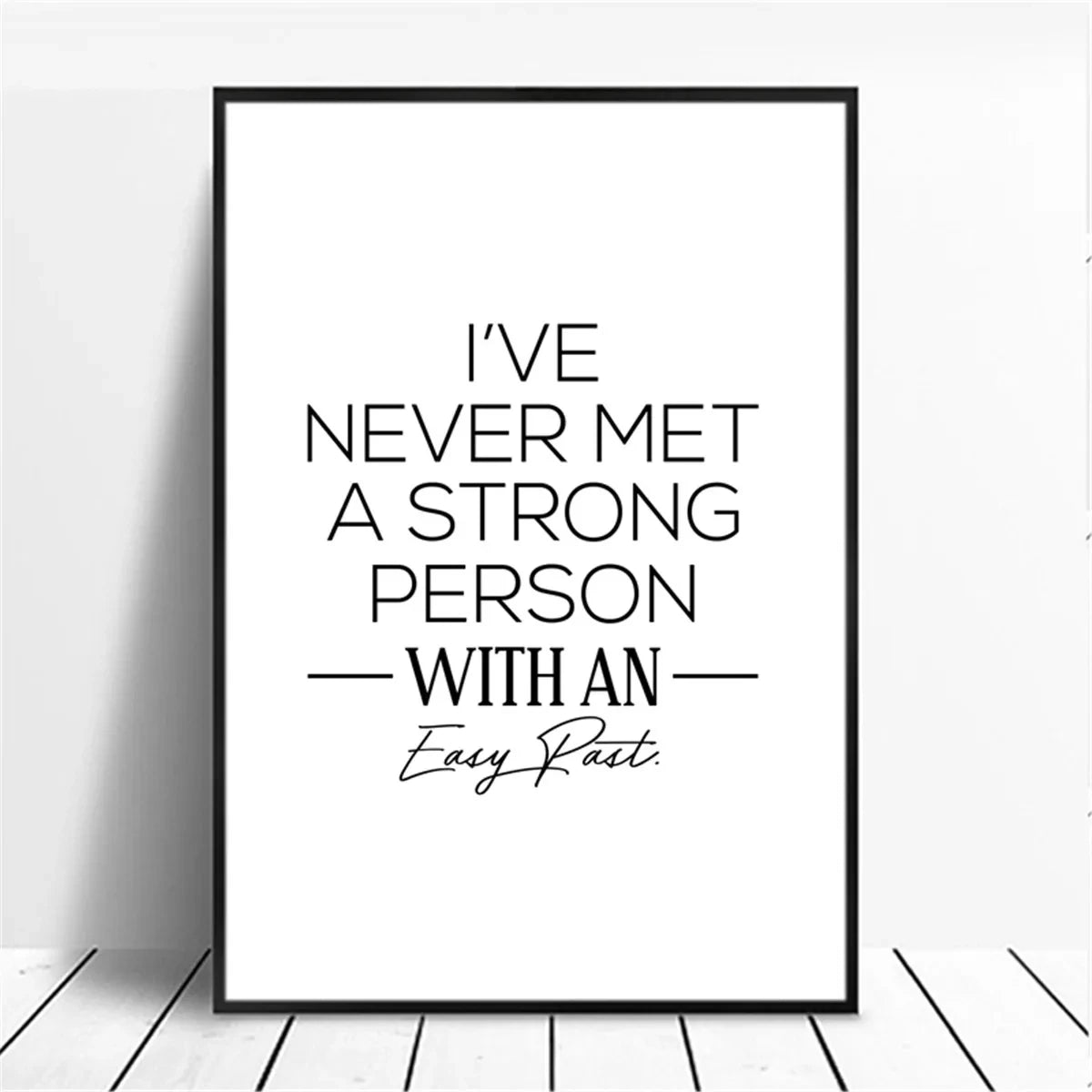 affiche poster noir et blanc citation