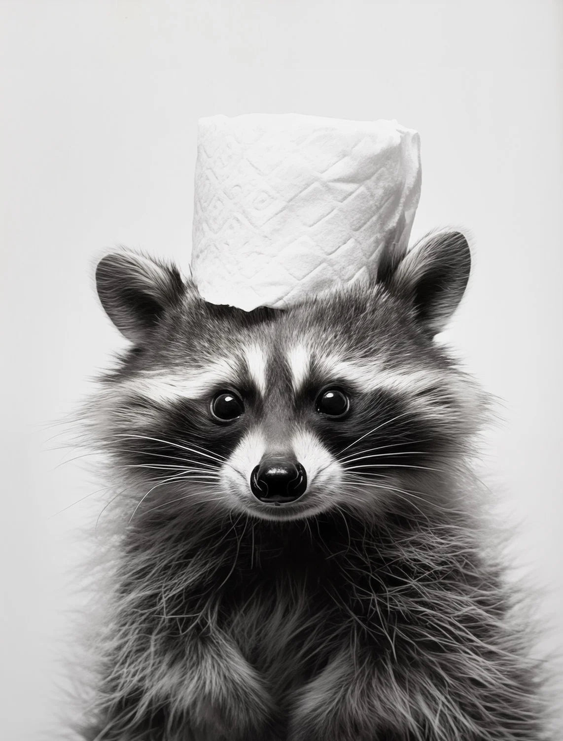 affiche poster noir et blanc animaux