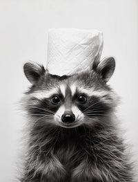 Thumbnail for affiche poster noir et blanc animaux