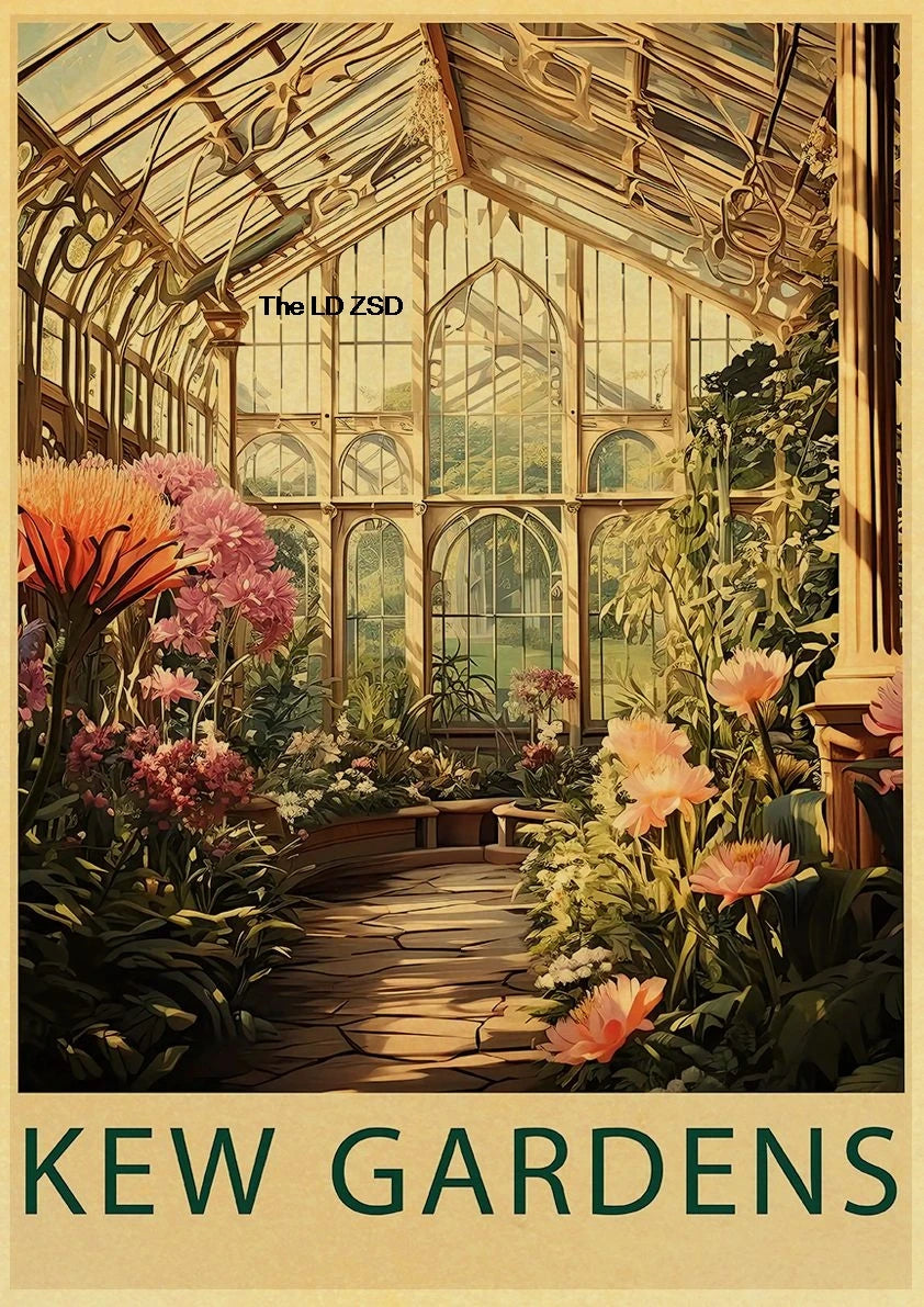 affiche poster nature vintage