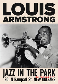 Thumbnail for affiche poster noir et blanc jazz