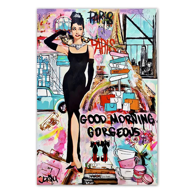 affiche poster grand format art de rue