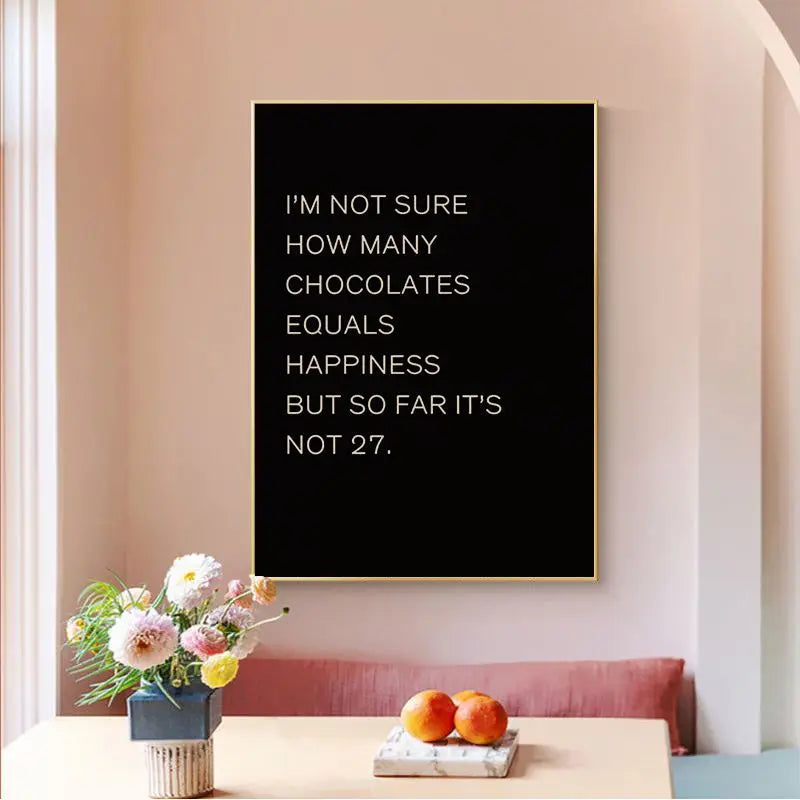 affiche poster noir et blanc citation