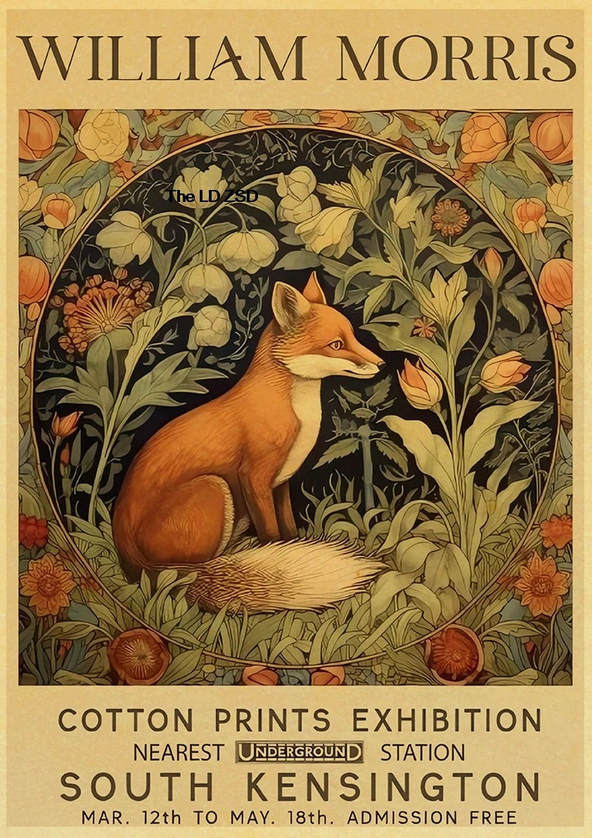 affiche poster nature vintage