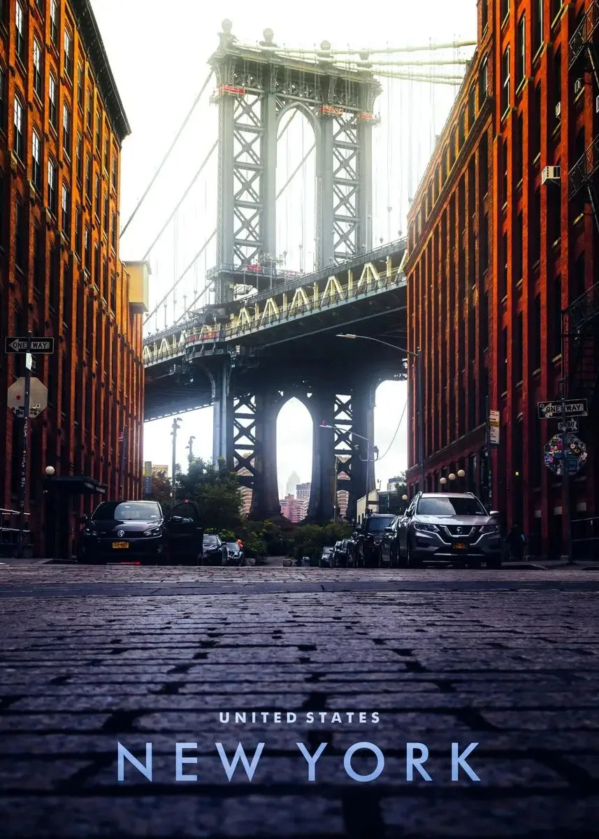 affiche poster New York paysage