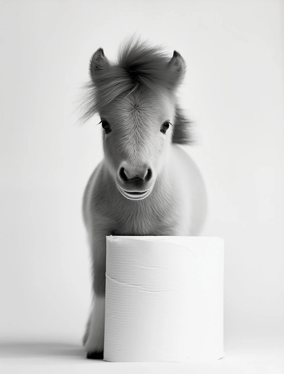 affiche poster noir et blanc animaux