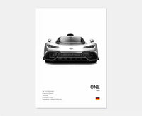 Thumbnail for affiche poster noir et blanc voiture vintage