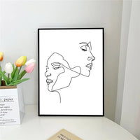 Thumbnail for affiche poster noir et blanc design portrait
