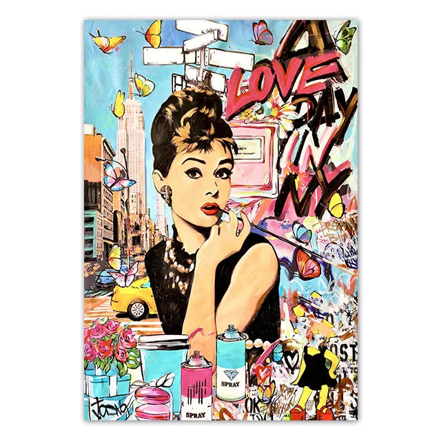 affiche poster grand format art de rue