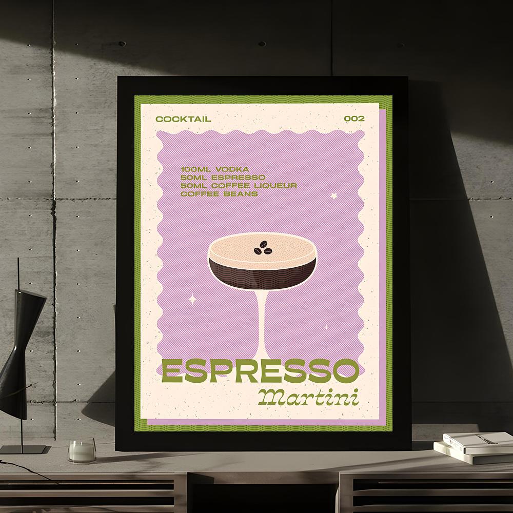 affiche poster art cocktail