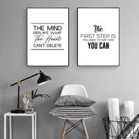 Thumbnail for affiche poster noir et blanc citation