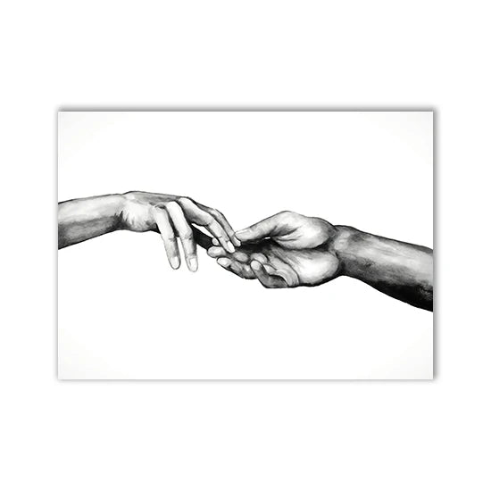 affiche poster noir et blanc amour