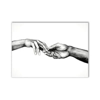 Thumbnail for affiche poster noir et blanc amour