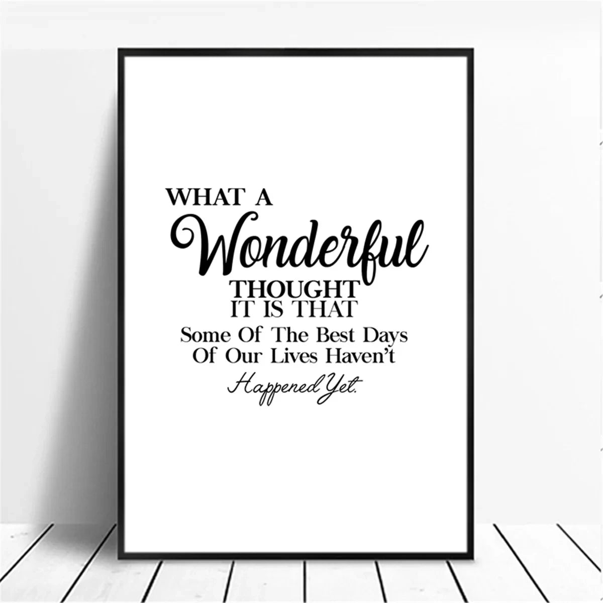 affiche poster noir et blanc citation