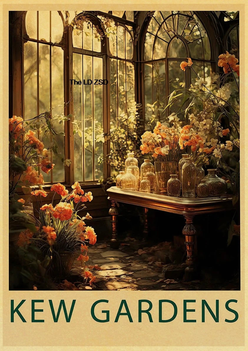 affiche poster nature vintage