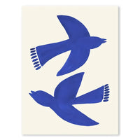 Thumbnail for affiche poster art deco bleu marine