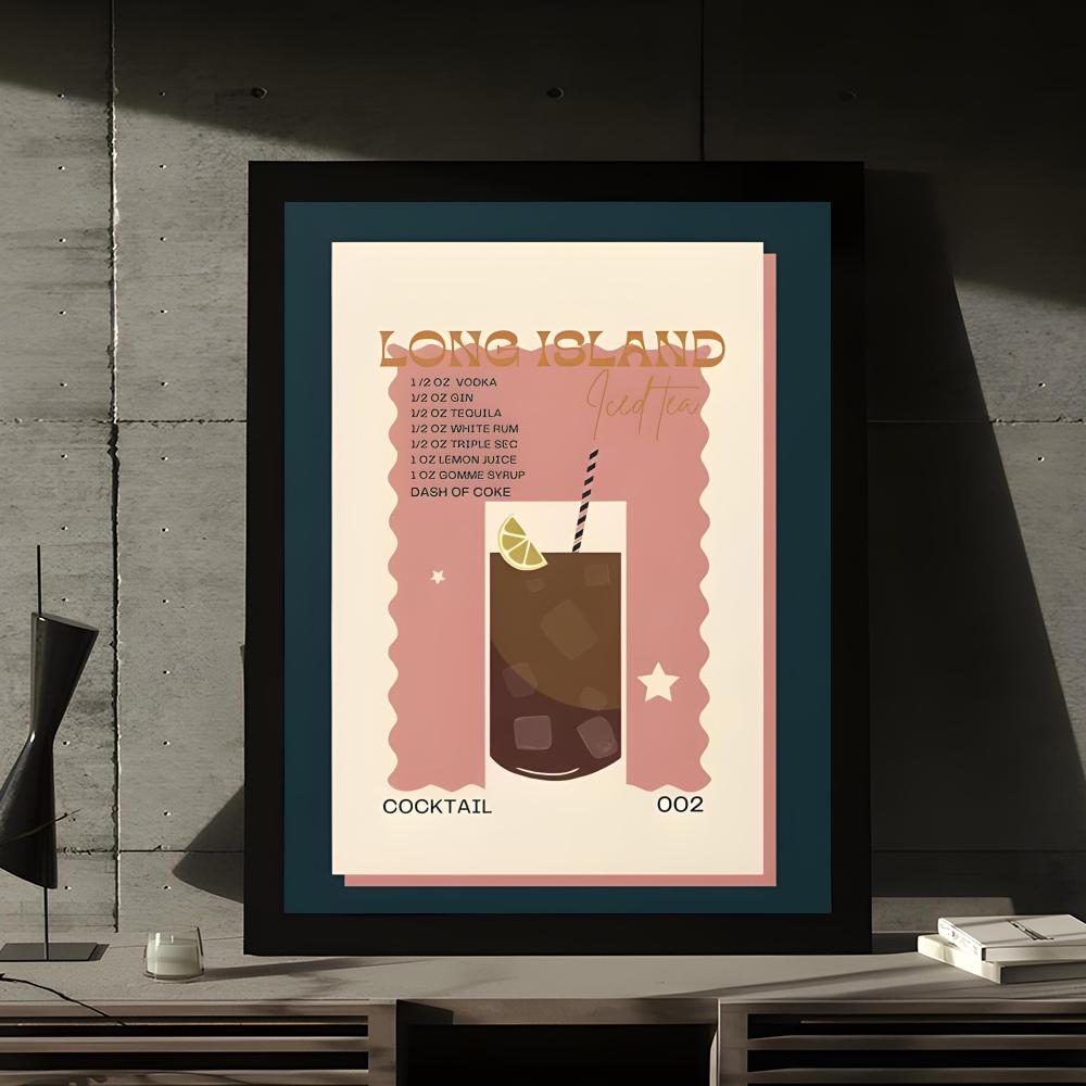 affiche poster art cocktail