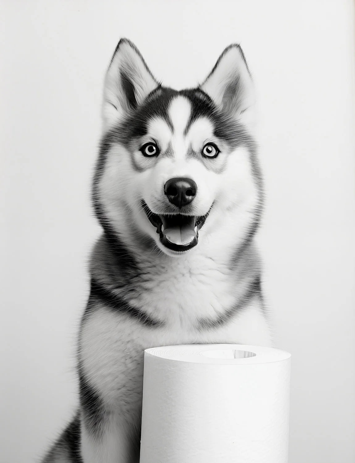 affiche poster noir et blanc animaux