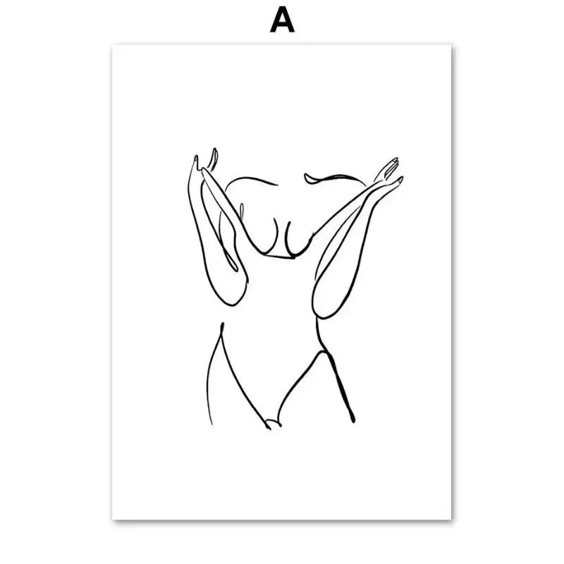 affiche poster noir et blanc design