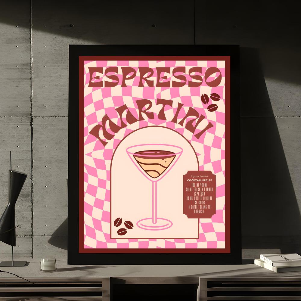 affiche poster art cocktail
