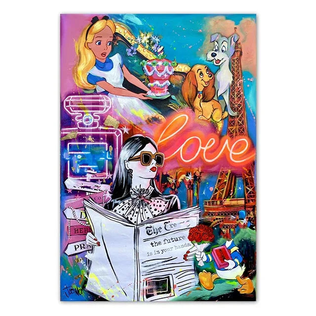 affiche poster grand format art de rue