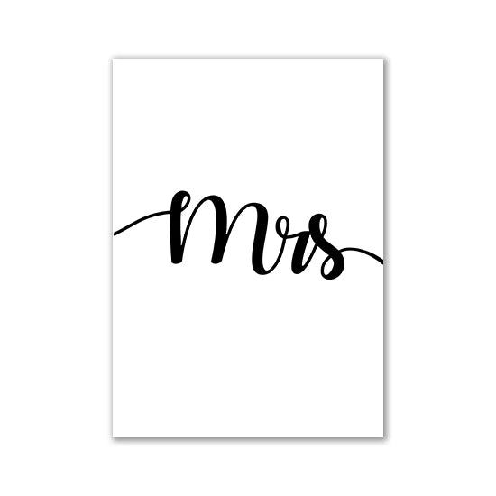 affiche poster noir et blanc amour