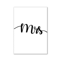 Thumbnail for affiche poster noir et blanc amour