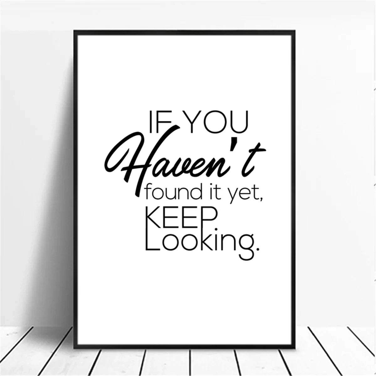 affiche poster noir et blanc citation