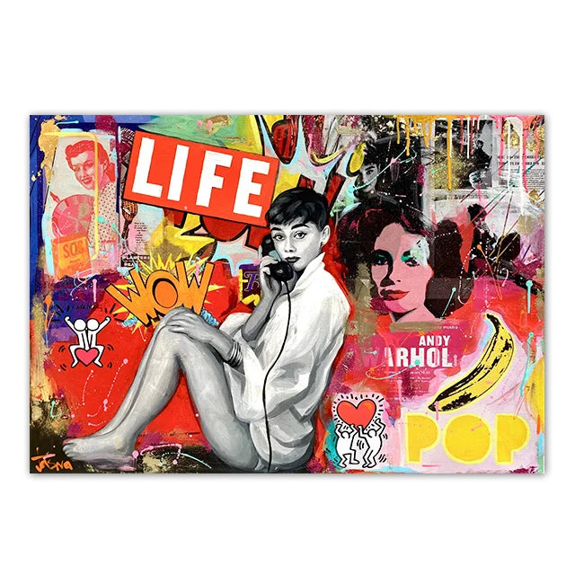 affiche poster grand format art de rue