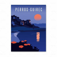 Thumbnail for Affiche Bretagne Perros-Guirec-Affiche- affiches-posters.fr