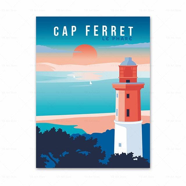Affiche Cap Ferret-Affiche- affiches-posters.fr