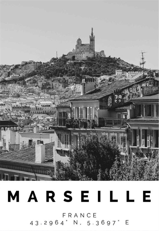Affiche France Marseille-Affiche- affiches-posters.fr