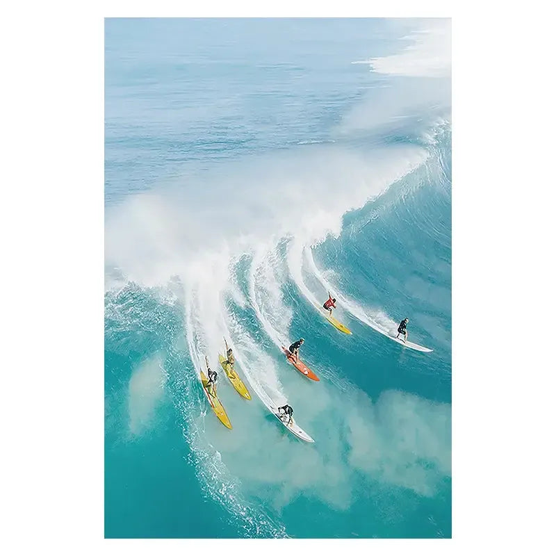 affiche poster mural surfeur plage-Affiche- affiches-posters.fr