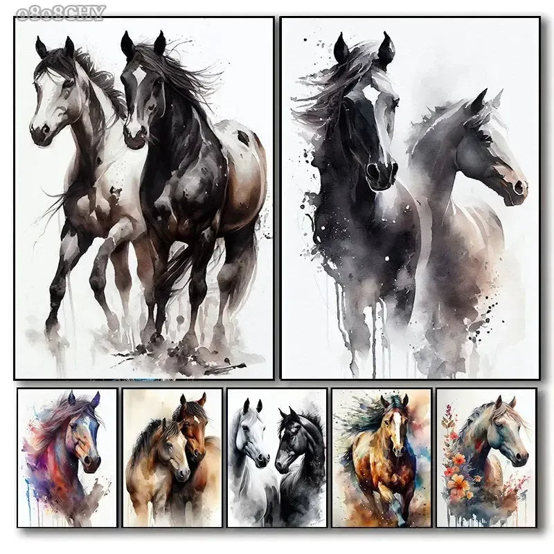 affiche poster murale chevaux-Affiche- affiches-posters.fr
