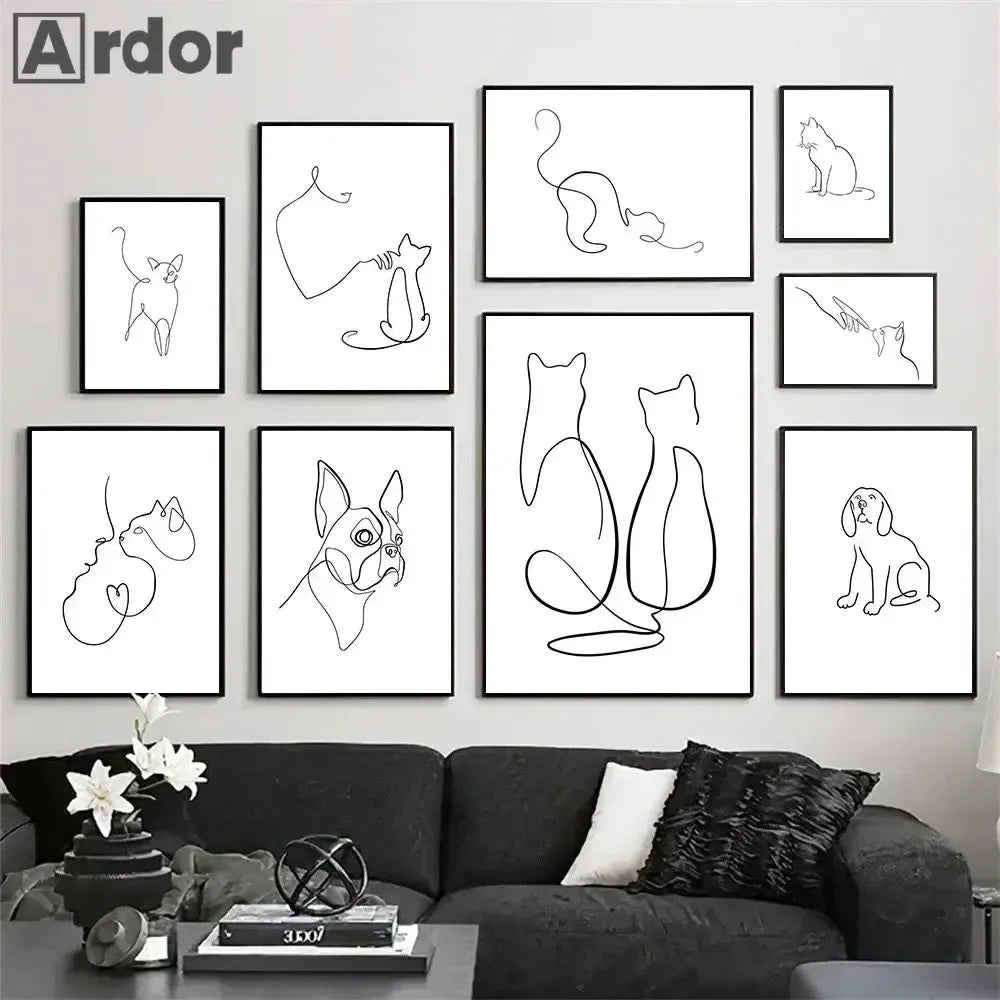 affiche poster noir et blanc moderne-Affiche- affiches-posters.fr