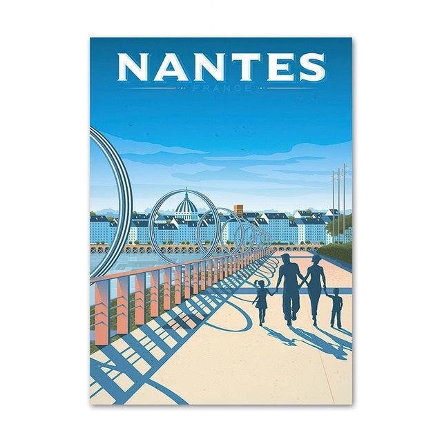 Affiche Ville de Nantes-Affiche- affiches-posters.fr