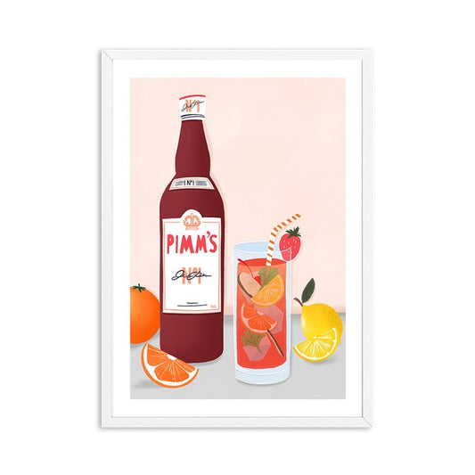 Affiche Cocktail Pimm's