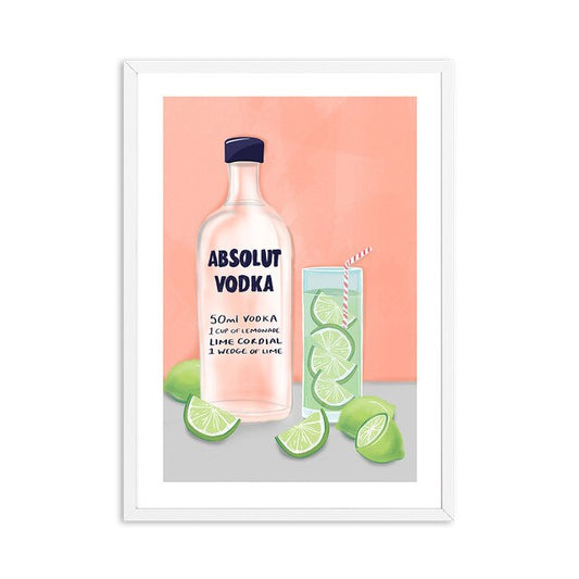 Affiche Cocktail Absolut Vodka