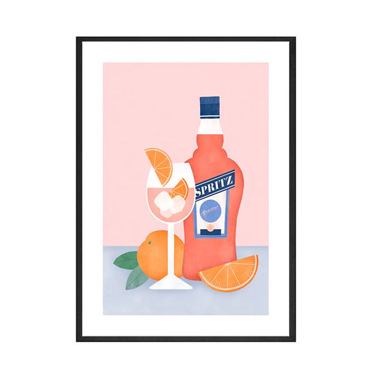 Affiche Spritz Orange