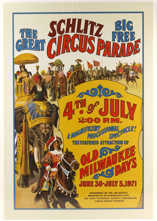 Affiche Cirque Parade