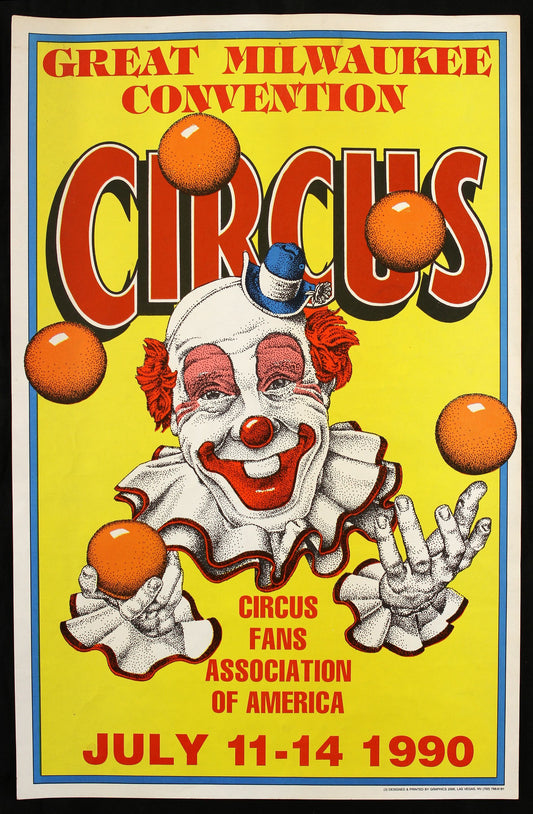 Affiche Cirque Clown