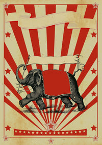 Thumbnail for Affiche Cirque Animaux Vintage-Affiche- affiches-posters.fr
