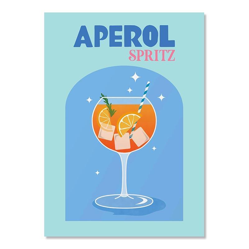 Affiche Cocktail Aperol Spritz-Affiche- affiches-posters.fr