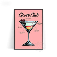 Thumbnail for Affiche Cocktail Clover Club-Affiche- affiches-posters.fr