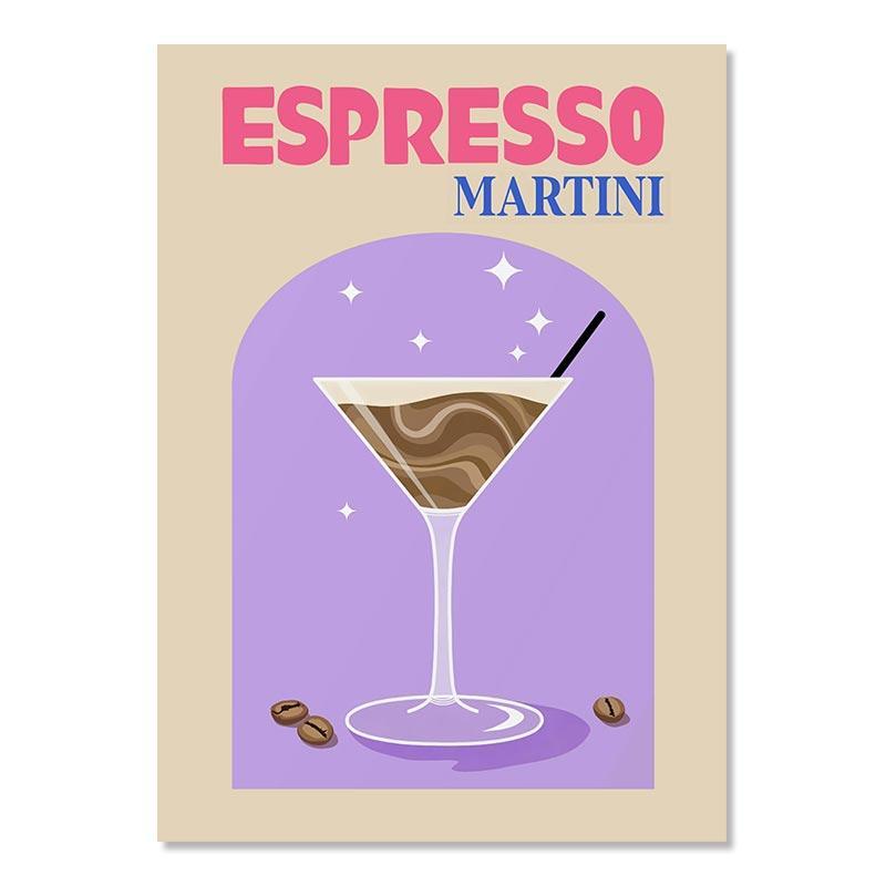 Affiche Cocktail Espresso Martini-Affiche- affiches-posters.fr