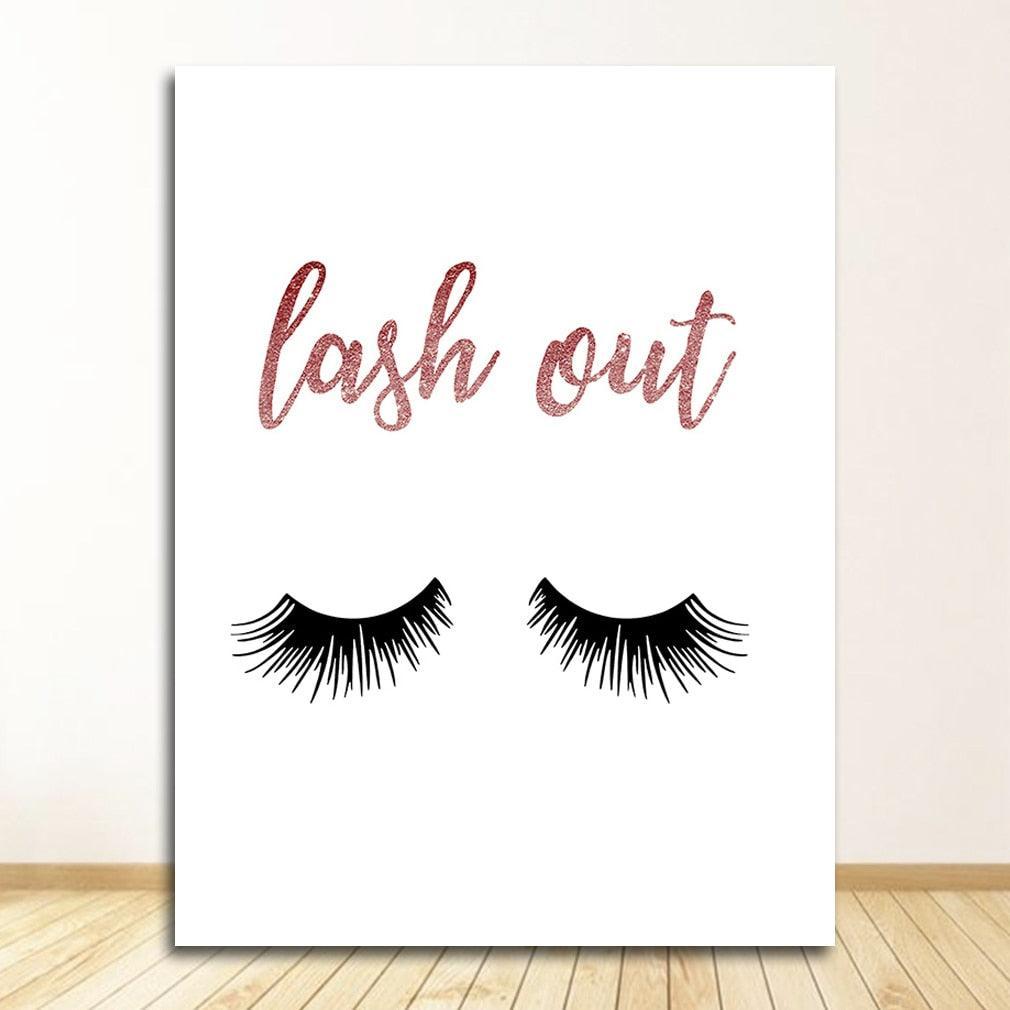 Affiche Femme Cils-Affiche- affiches-posters.fr