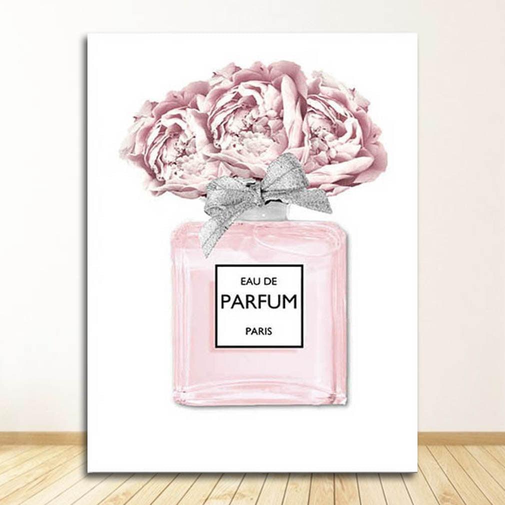 Affiche Femme Parfum Rose-Affiche- affiches-posters.fr