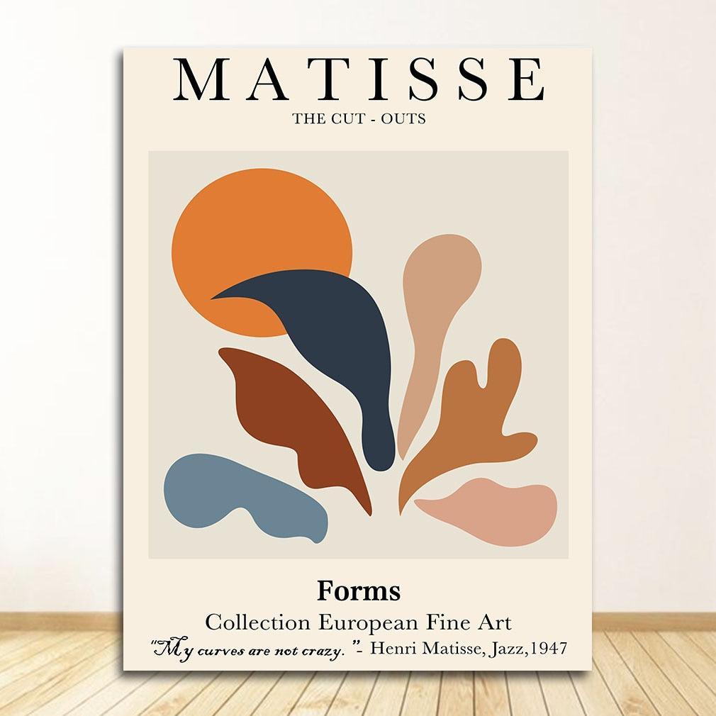 Affiche Matisse Formes-Affiche- affiches-posters.fr