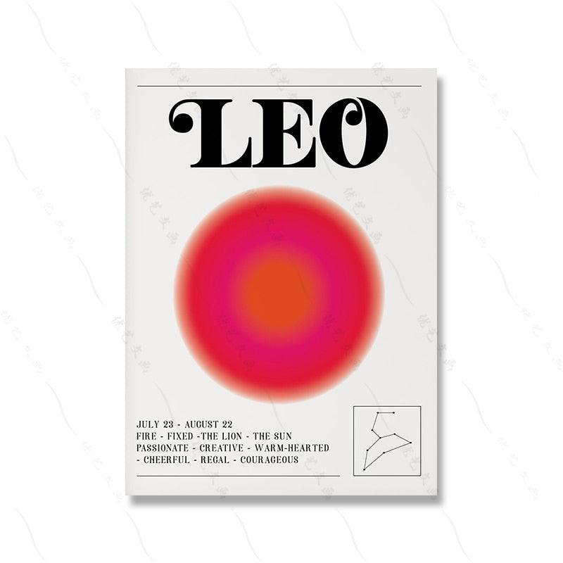 Affiche Signe Astrologique Lion-Affiche- affiches-posters.fr