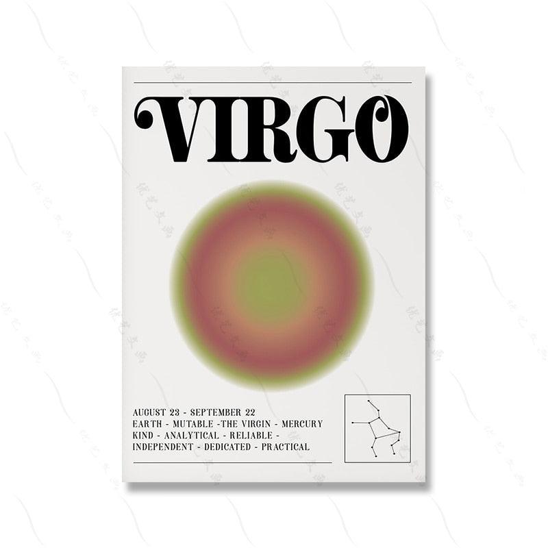 Affiche Signe Astrologique Vierge-Affiche- affiches-posters.fr